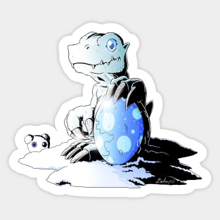 SnowAgumon Fullcolor Sticker